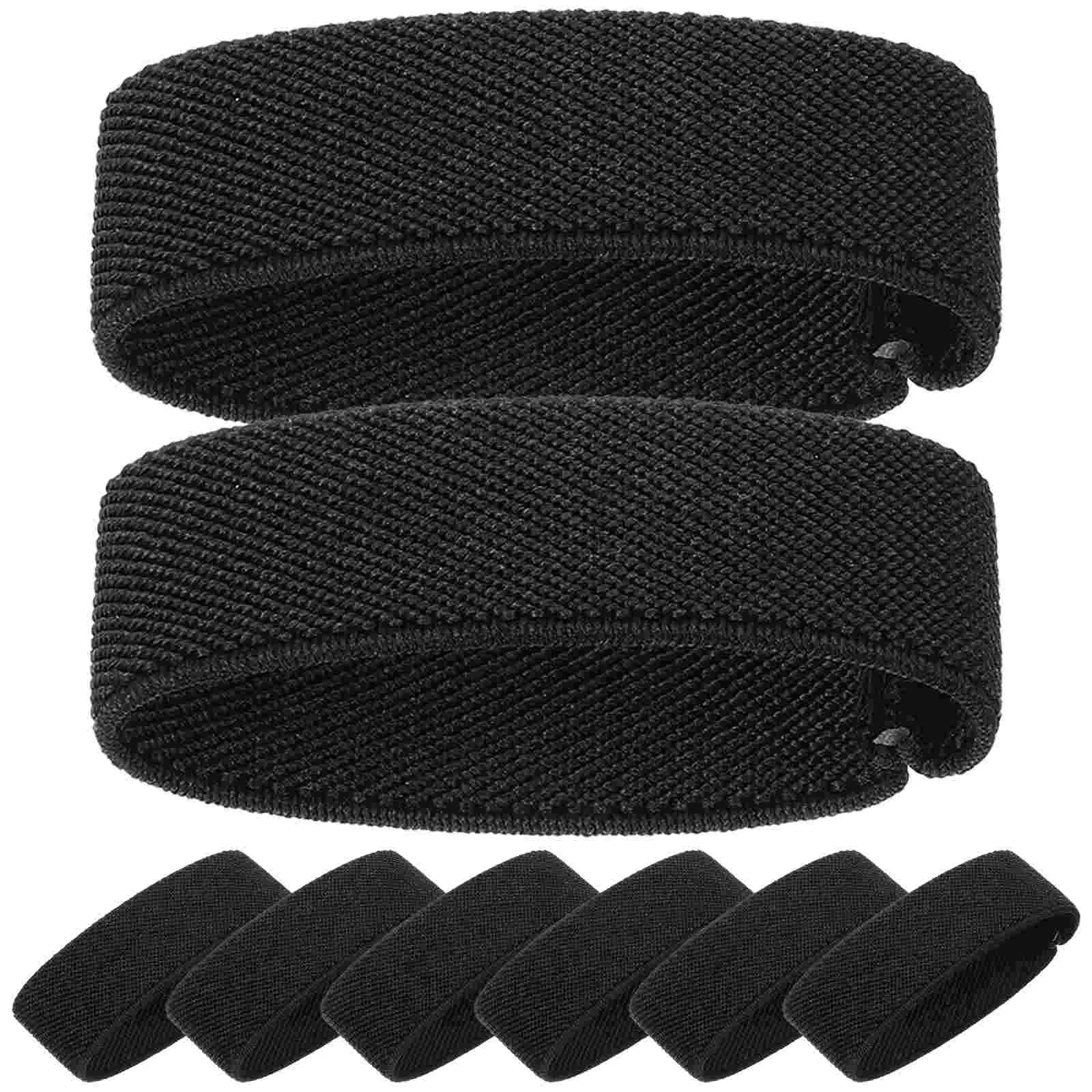 

32 Pcs Police Badge Mourning Twill Belt Funeral Supplies Praying Band Elastic Memory for