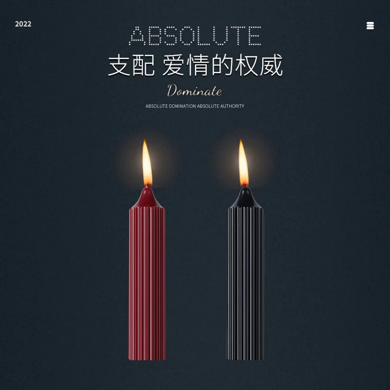 SMProps Sexy Candle Couple Foreplay Training Wax Drip Cylindrical Low Temperature Candles SMAdult Supplies