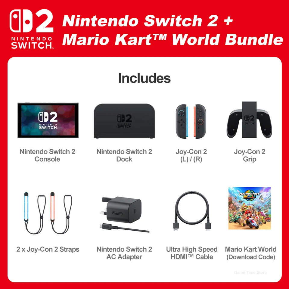 Nintendo Switch 2 マリオカート ワールド ゲームズ バンドル Juegos