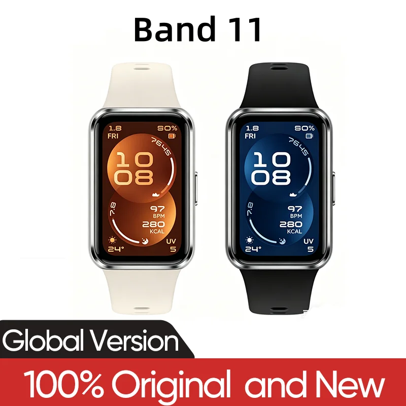 글로벌 버전 스마트 워치 화웨이 밴드 11 손목 스마트 밴드 1.62'' AMOLED 스크린 스마트워치 심박수 스마트밴드