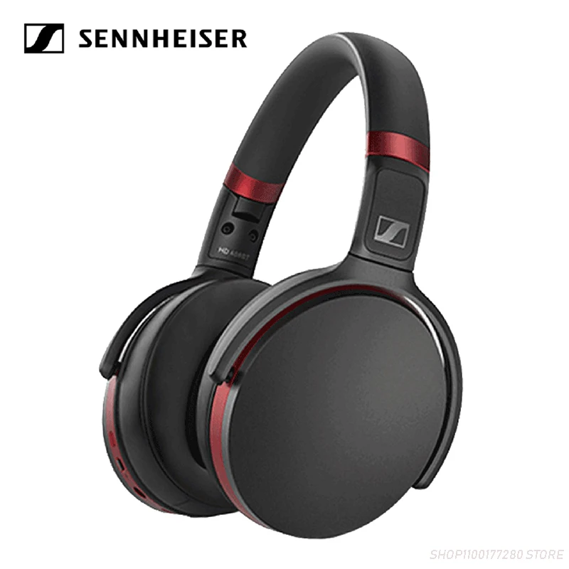 Sennheiser Hd458bt Foldable Wireless Bluetooth Headset Deep Bass Noise