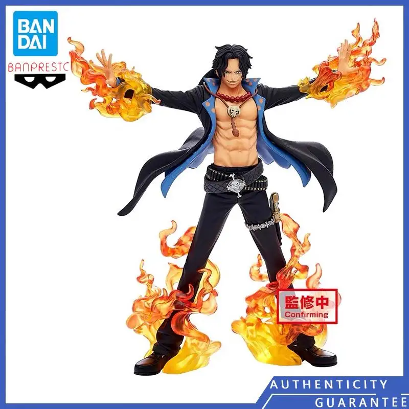 

[In stock] Bandai Original BANPRESTO DXF 18cm ONE PIECE Portgas D Ace Anime Peripheral Figure Garage Kit Model Toys Gift Men