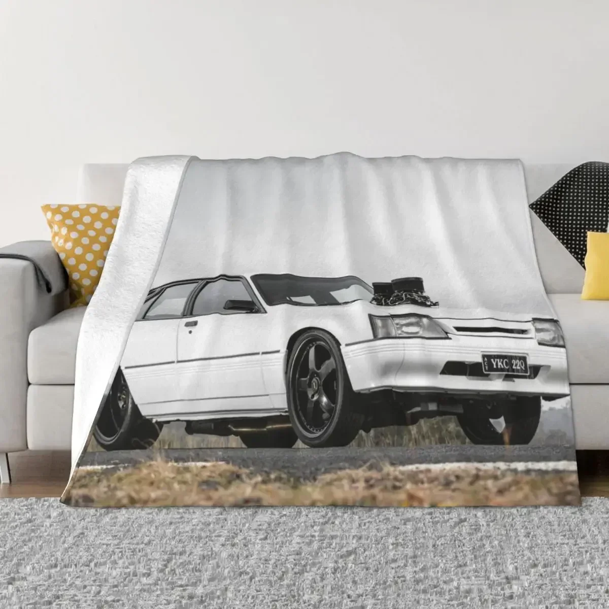Paul Knowles' Holden VK Commodore Throw Blanket Quilt Sofas Decorative Throw Sofa Throw Blankets picnic blanket  throw blanket 2