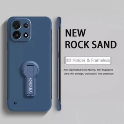 Borderless 360° Shockproof Bracket Cover Bumper Case for OPPO Reno8 Pro 5G (Blue)