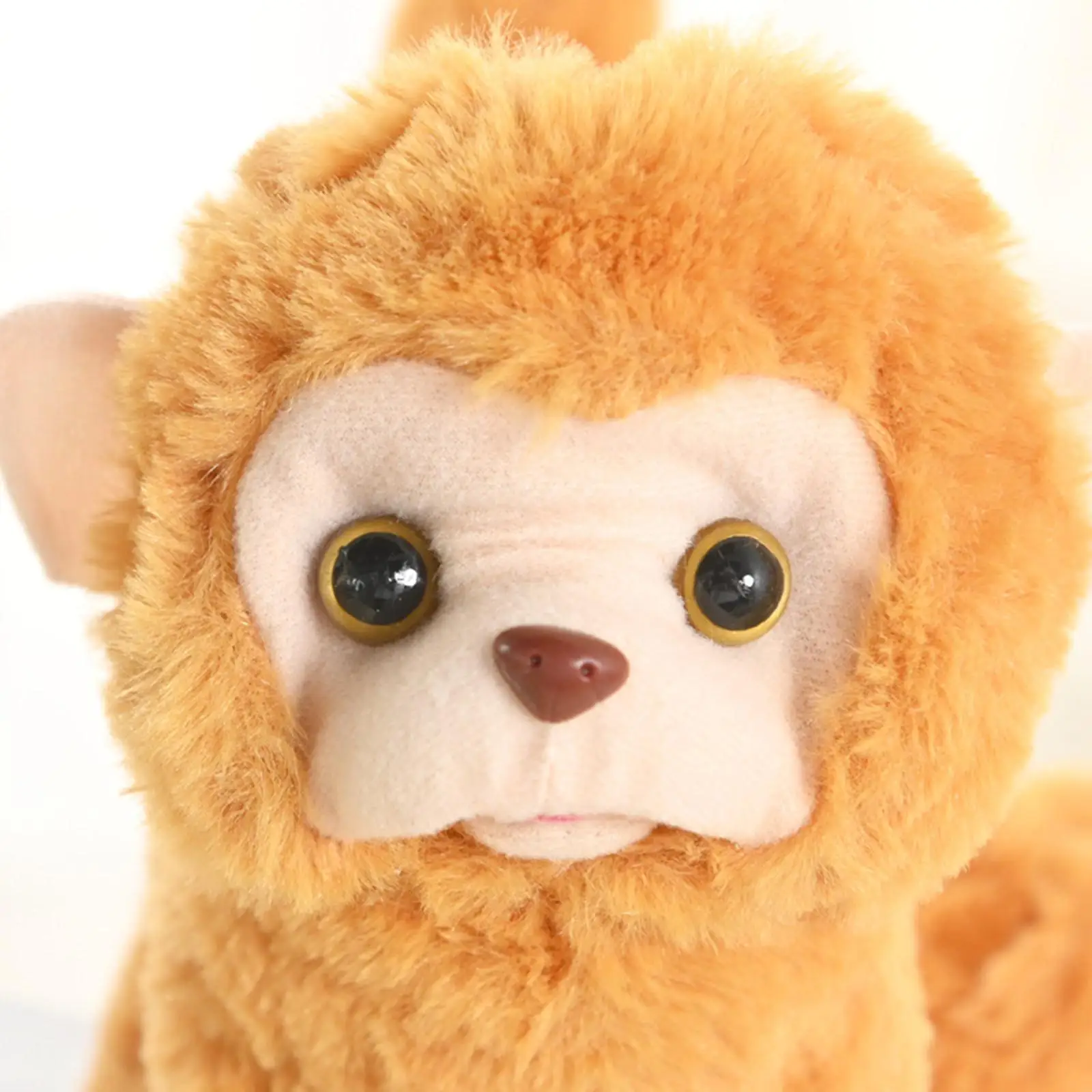 Walking Monkey Doll Soft Monkey Toy Stuffed Animal Cute with Sound Electric Plush Monkey Toy for Kids Holidays Birthday Gifts