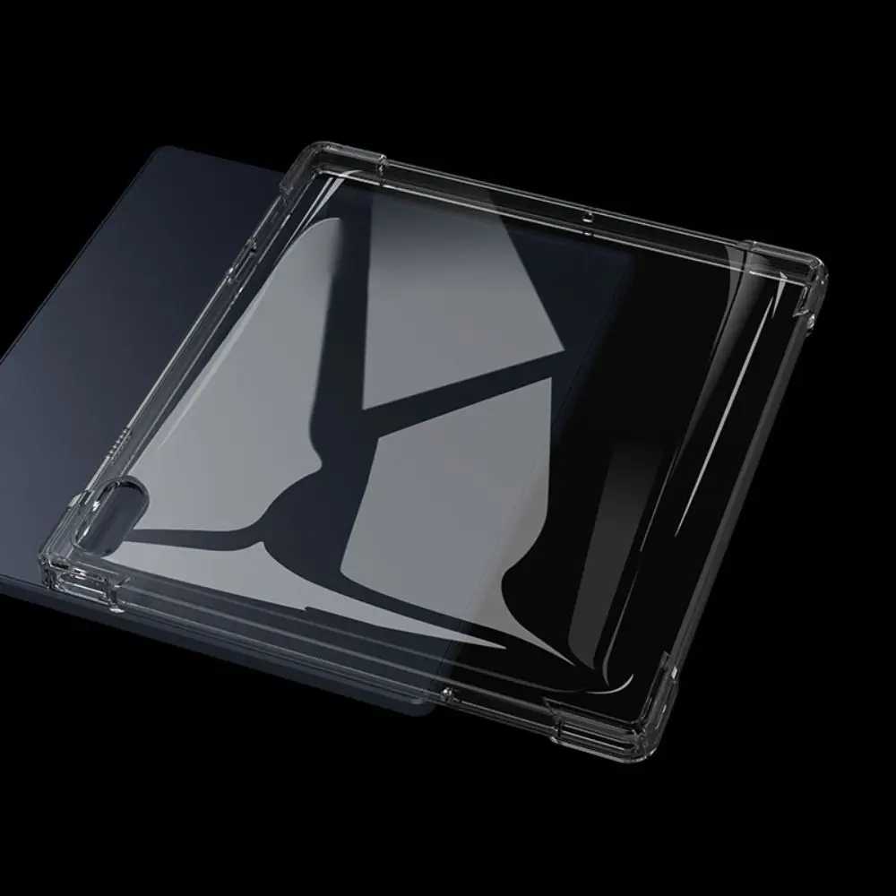 Ultra-Thin Transparent Shockproof TPU Tablet Case with Pen Slot