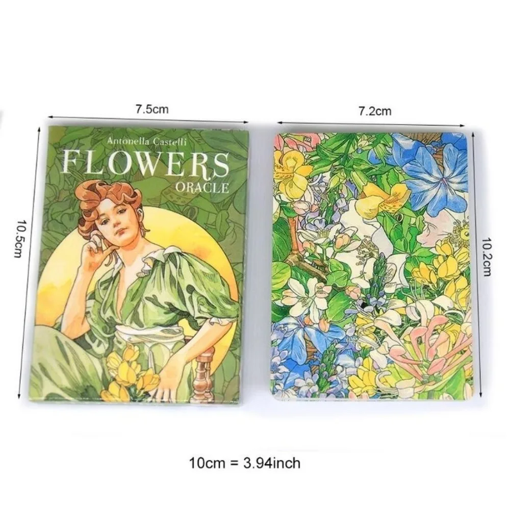 Oracle Flowers Leisure Cards Party Board Game Fortune-Telling Prophecy Tarot Deck 4