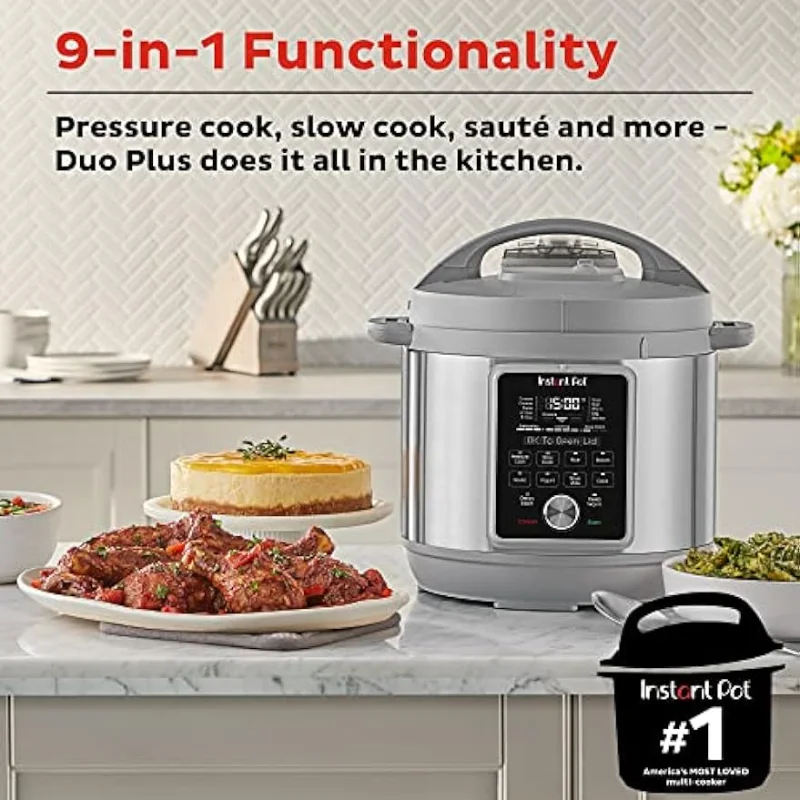 Instant Pot Duo 7-In-1 Electric Pressure Cooker Non Stick Coating 8Qt Large  Multifunction Smart Multi Cooker Electric Pressure - AliExpress