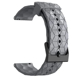 Elegant 22mm Stainless Steel Mesh Watch Strap Bracelet for 22MM (Silicone Grey)