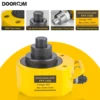 DOOROOM 10T-50T Hydraulic Ram Jack Multi-Section Stroke 24-65mm Hydraulic Cylinder Ultra-thin Multi-section Lifting Jack 3