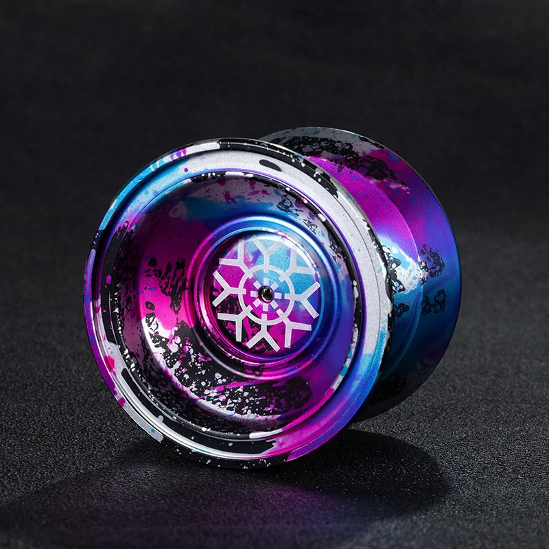 Yoyo Ball New Magic Yoyo Metal Professional Yoyo with 10 Ball Bearing Alloy Aluminum High Speed Unresponsive Yo Yo Classic Toys for Kids