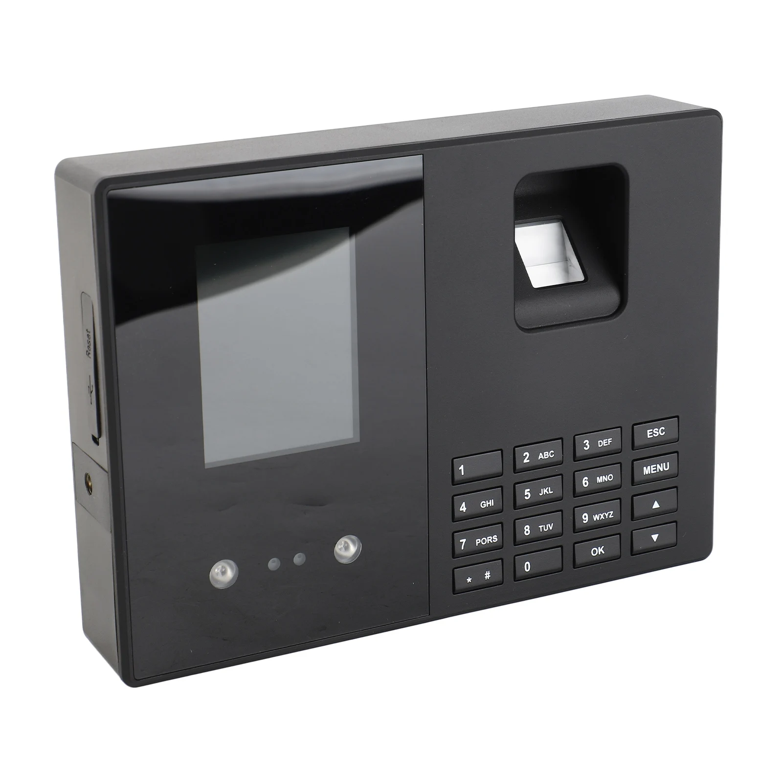 Attendance Machine 2.8in Color LCD Screen Infrared Dual Camera Face Recognition Time Clock Employees Access Control Machine