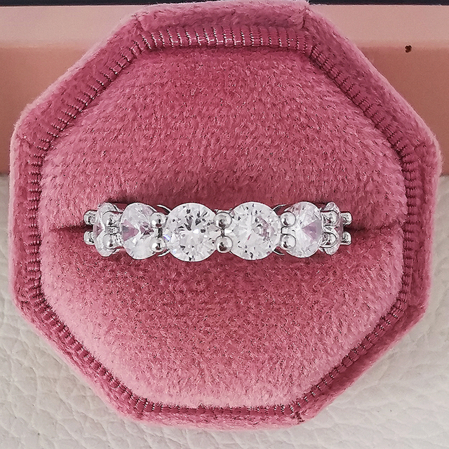 Wedding Band Eternity Ring For Women Big Gift For Ladies Love Wholesale Lots Bulk Jewelry R5578
