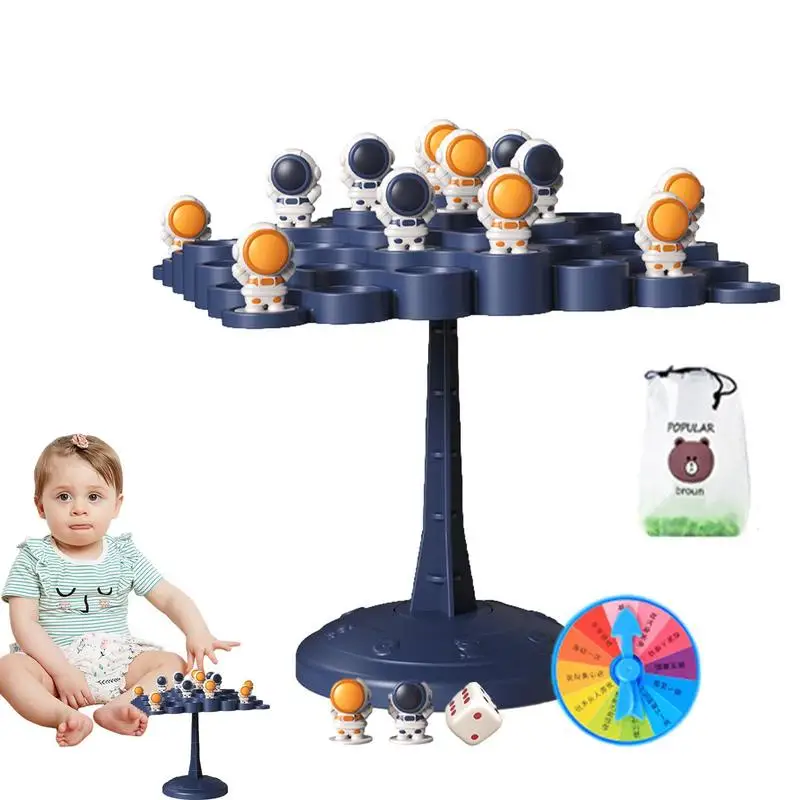 

Balancing Tree Toy Astronaut Shaped Stacking Tree Balancing Toys Kid Friendly Balanced Tree Toy Children Desktop Game Gift For