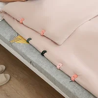Clips pour drap de lit, 5 pièces, Clips de literie en Nylon Transparent antidérapants réglables à Double Direction, adaptés aux hôpitaux, aux maisons, aux hôtels et aux Spas 6