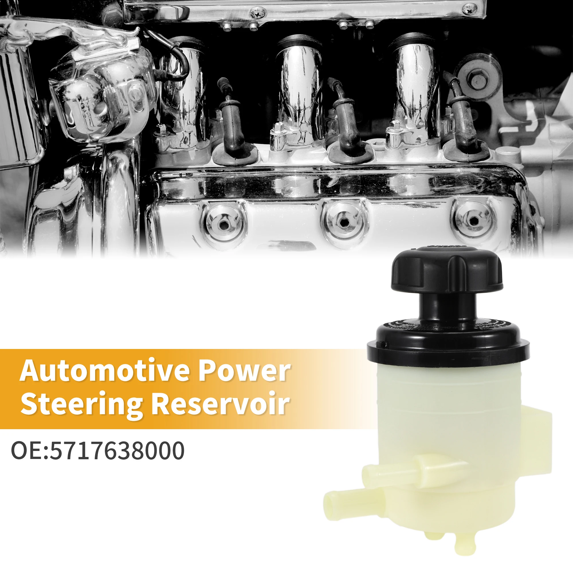 UXCELL Automotive Power Steering Reservoir No.5717638000 for Hyundai Sonata 1999 2000 2001 2002 2003 2004 2005
