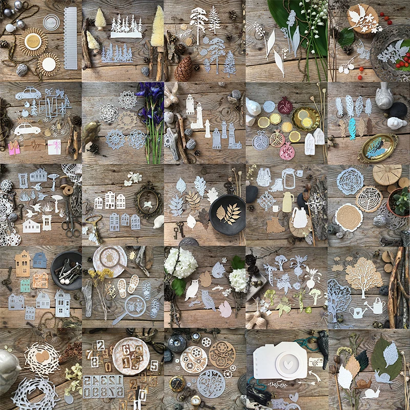 Mmao Handwerk Metall Stahl Schneiden Stirbt Neue Verschiedene dekorationen Scrapbooking Papier/foto Karten Präge Stirbt