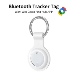 Bluetooth Key and Luggage Tracker with Google Find My Integration (1Pack White)