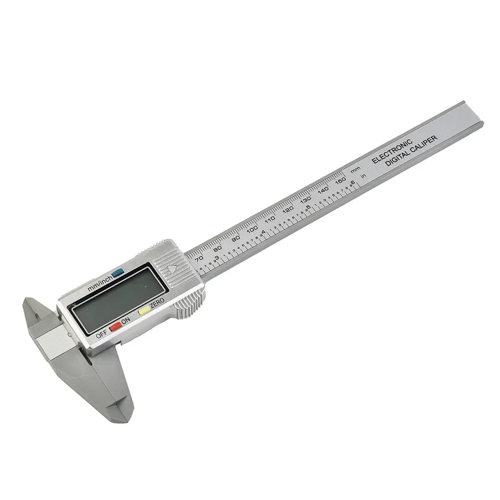 Enhanced Precision Carbon Fiber Vernier Caliper, 150mm/6 inch Digital Electronic Gauge, Quick and Easy Measurement