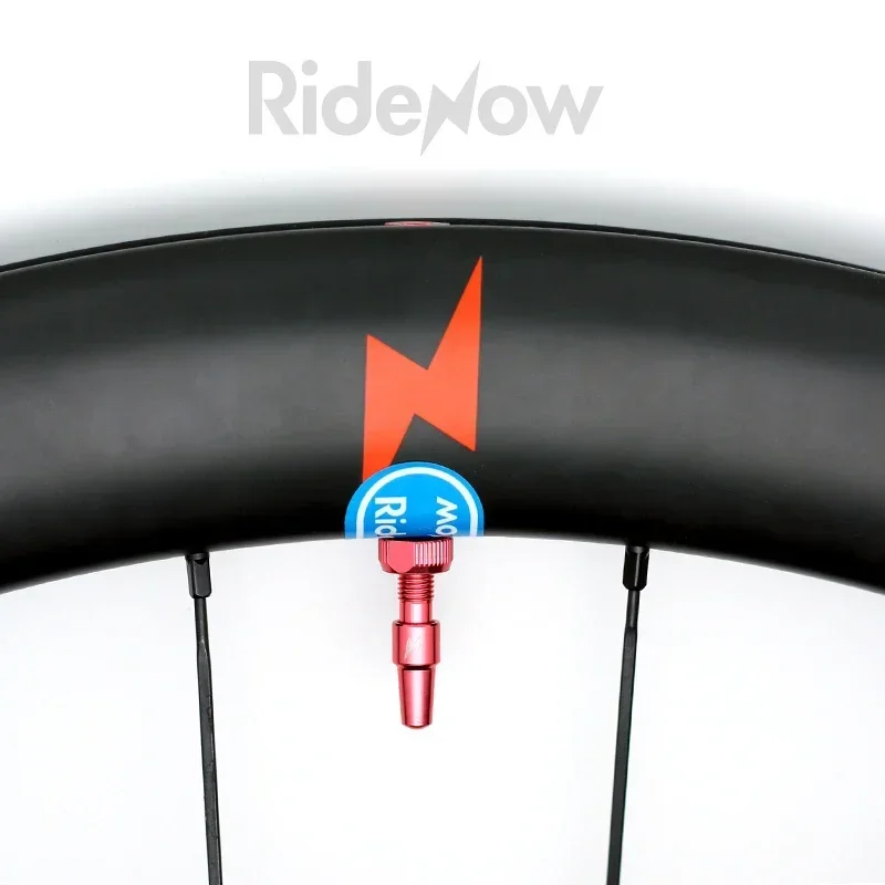 Bike Valve Ridenow Presta Tubeless 45mm 65mm 85mm CNC Alloy Stem for Road Bike Tubeless Rim Aluminum Alloy