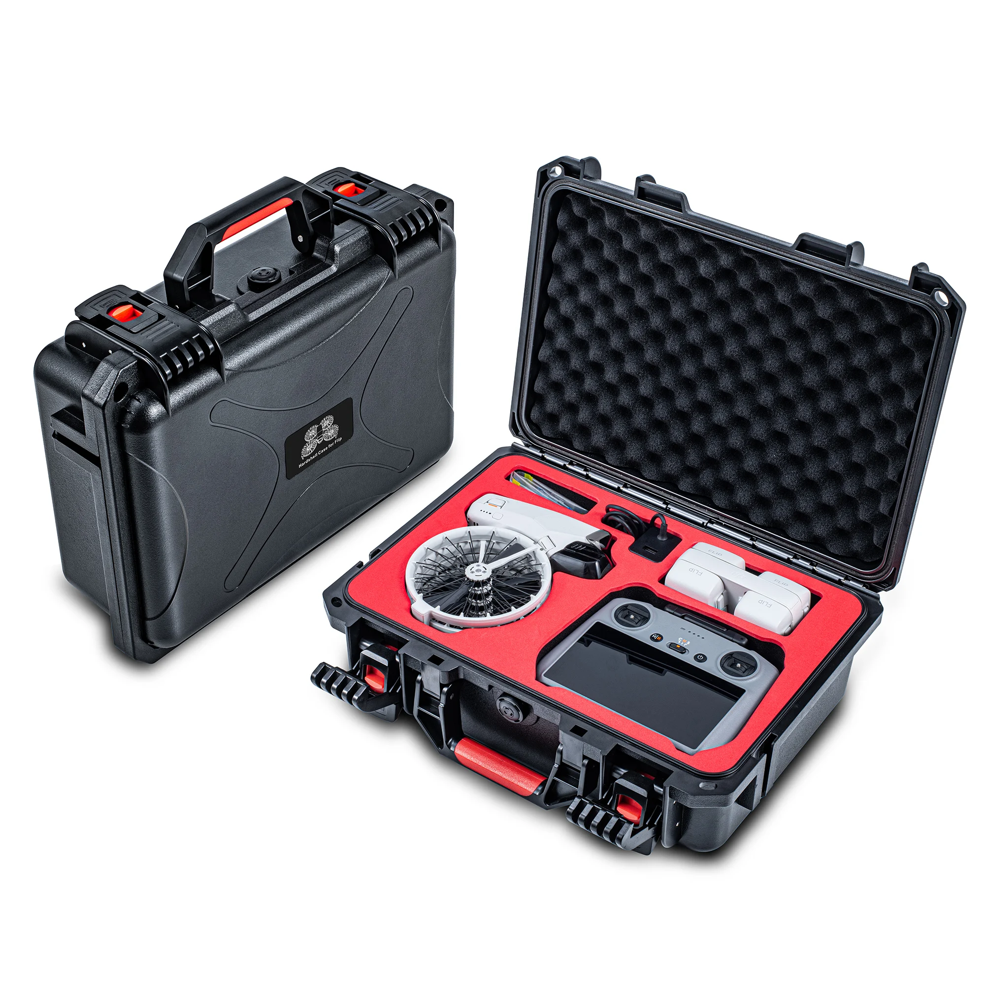 DJI 플립용 방수 상자, 하드 쉘 보호 가방, 휴대용 충격 방지 여행 가방, DJI RC 2/RC-N3 드론 컨트롤용