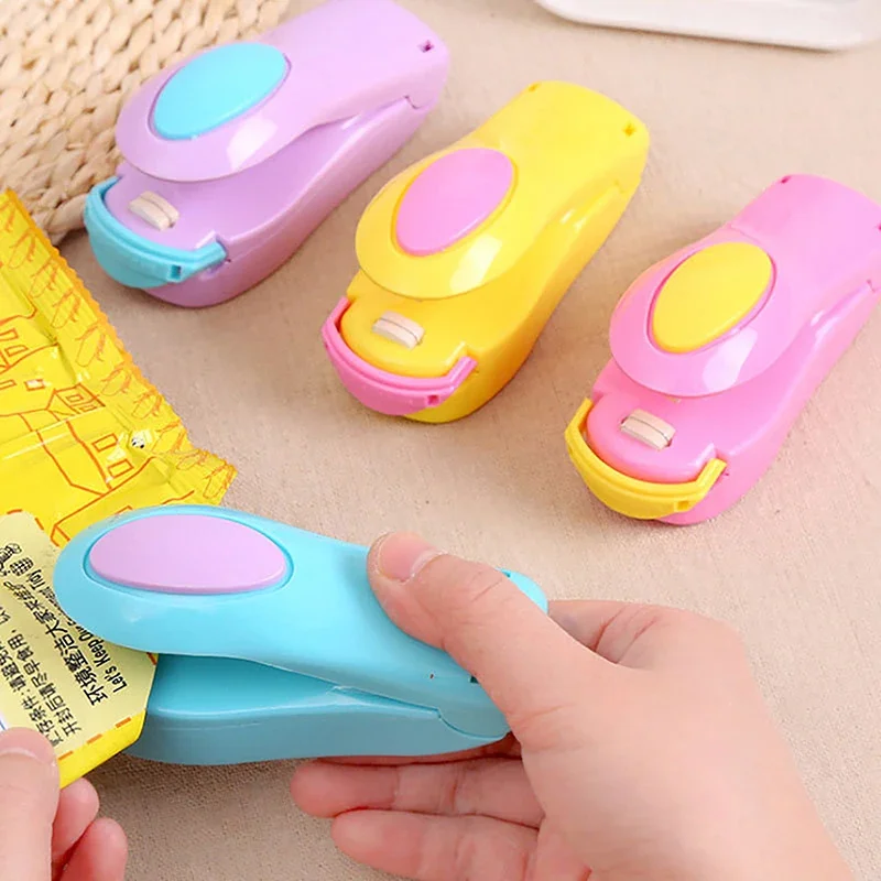 Mini Portable Food Clip Heat Sealing Machine Sealer Home Snack Bag Sealer Kitchen Utensils Gadget Accessories Cocina