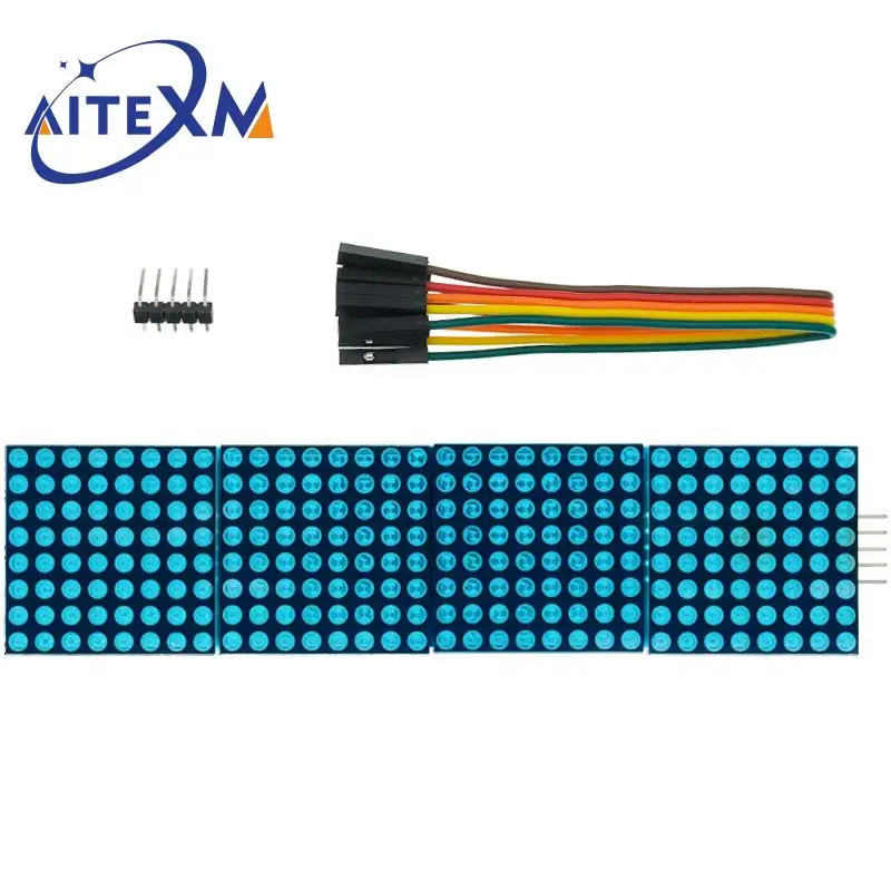 Enhanced Dot Matrix LED Display Module - 8x8 4-in-1 RGB
