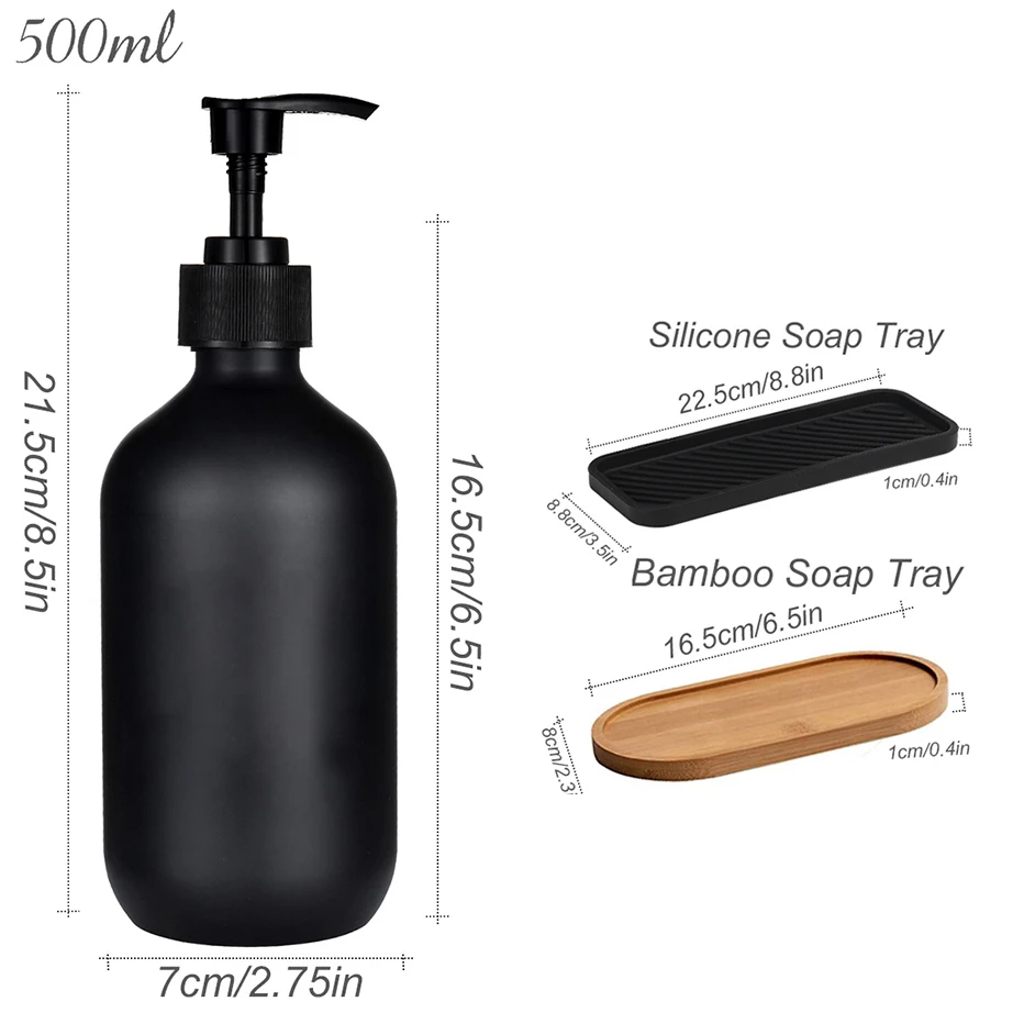 500ml Refillable Soap Dispenser For hands or Dishes 6