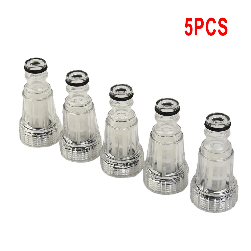 

5Pcs Car Clean Machine Water Filter 175PSI High Pressure Washer Connection For Karcher K2-K7 Series Pressure Washer Accessories