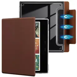 Detachable Clear Acrylic Back Flip Book Cover - Boox Go Color 7 (Tan/Khaki)