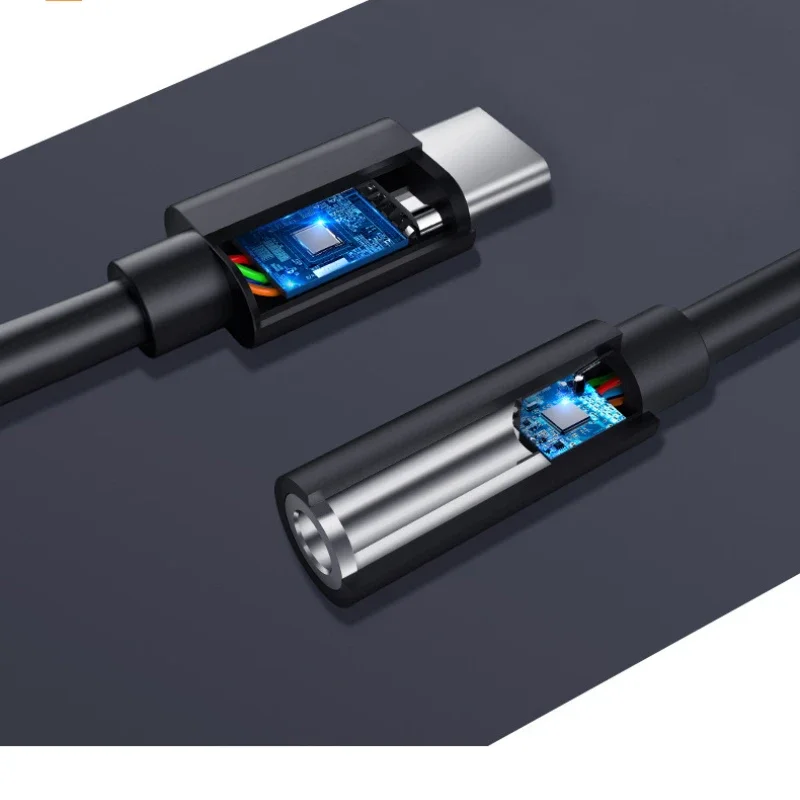 Type C To 3.5 mm Aux Adapter Audio Cable For Huawei V30 mate 20 P30 Xiaomi Mi 10 9 Android 3.5mm audio cable usb to 3.5mm adapter type c to 3.5mm adapter type c aux adapter type c adapter type c to aux adapter audio earphone converter audio headphone adapter 3.5mm audio adapter