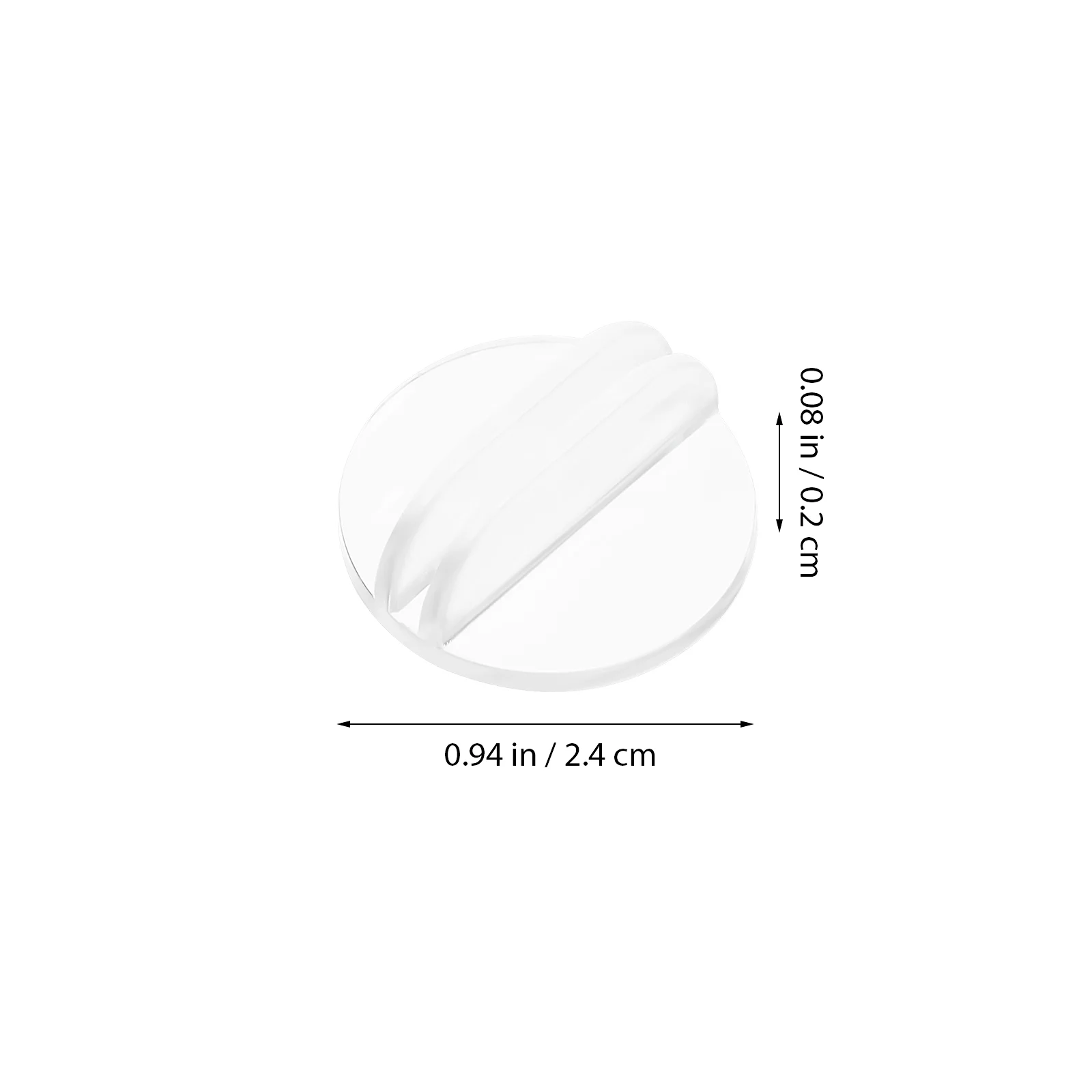 50 Pcs Transparent Round Board Game Card Holder Clear Sleeves Card Stand For Plastic Stands Festive Supplies Place Cards Gaming
