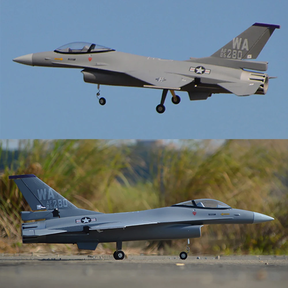 HOOKLL F16 Fighting Falcon 710mm Wingspan 70mm EDF EPO Jet RC Airplane KIT/PNP 2