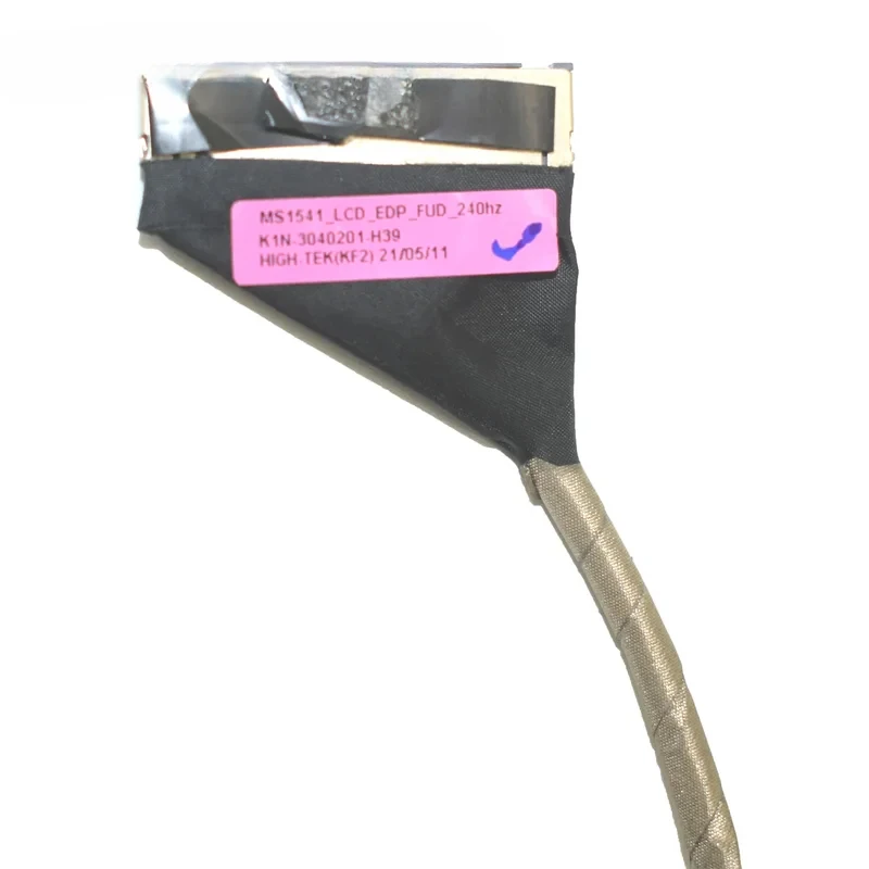 K1N- 3040201 -H39 New Lcd EDP Cable Lvds Wire Screen Line For  GE66 MS1541 40Pin 240HZ
