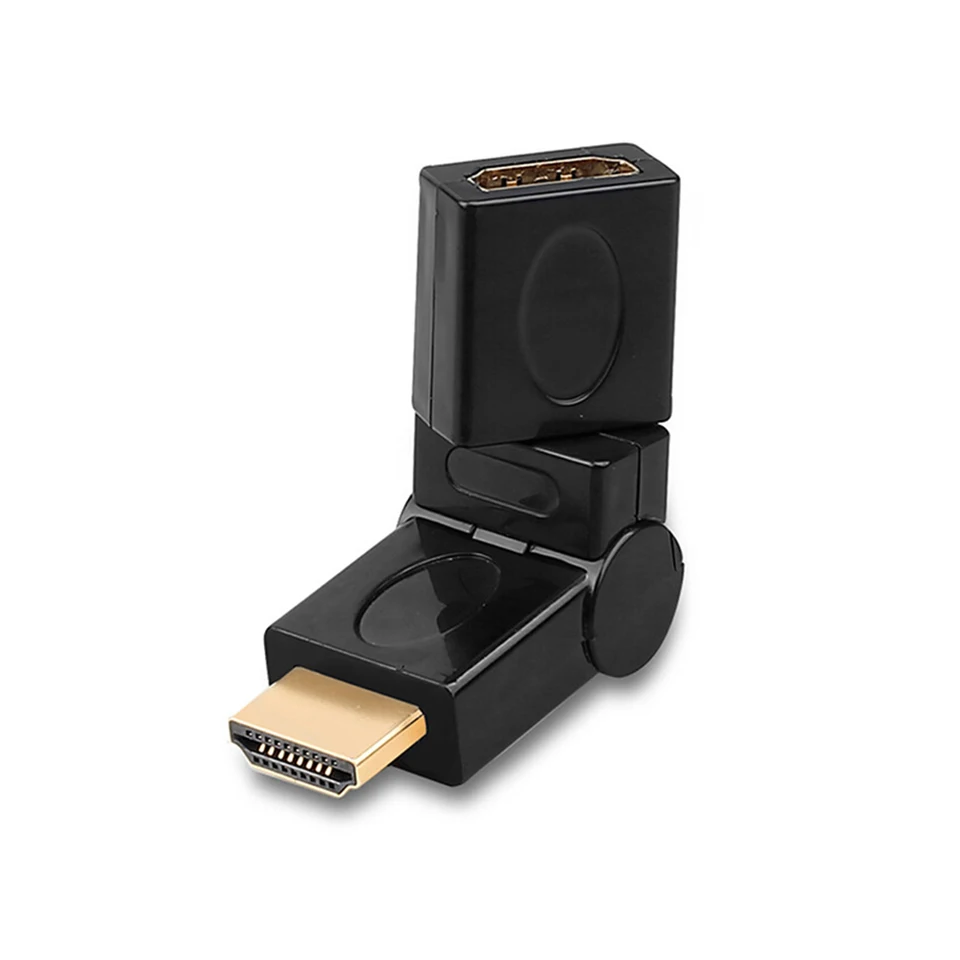 Adaptador Codo Hdmi 90 Y 270 Grados Macho A Hembra - $ 140,00 En