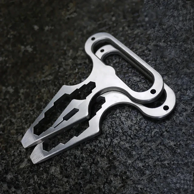 Self Defense Weapons Outdoor EDC Survival Tool Defence Personal Keychian Stinger Bottle Combination Opener Wrench for Men Women 3