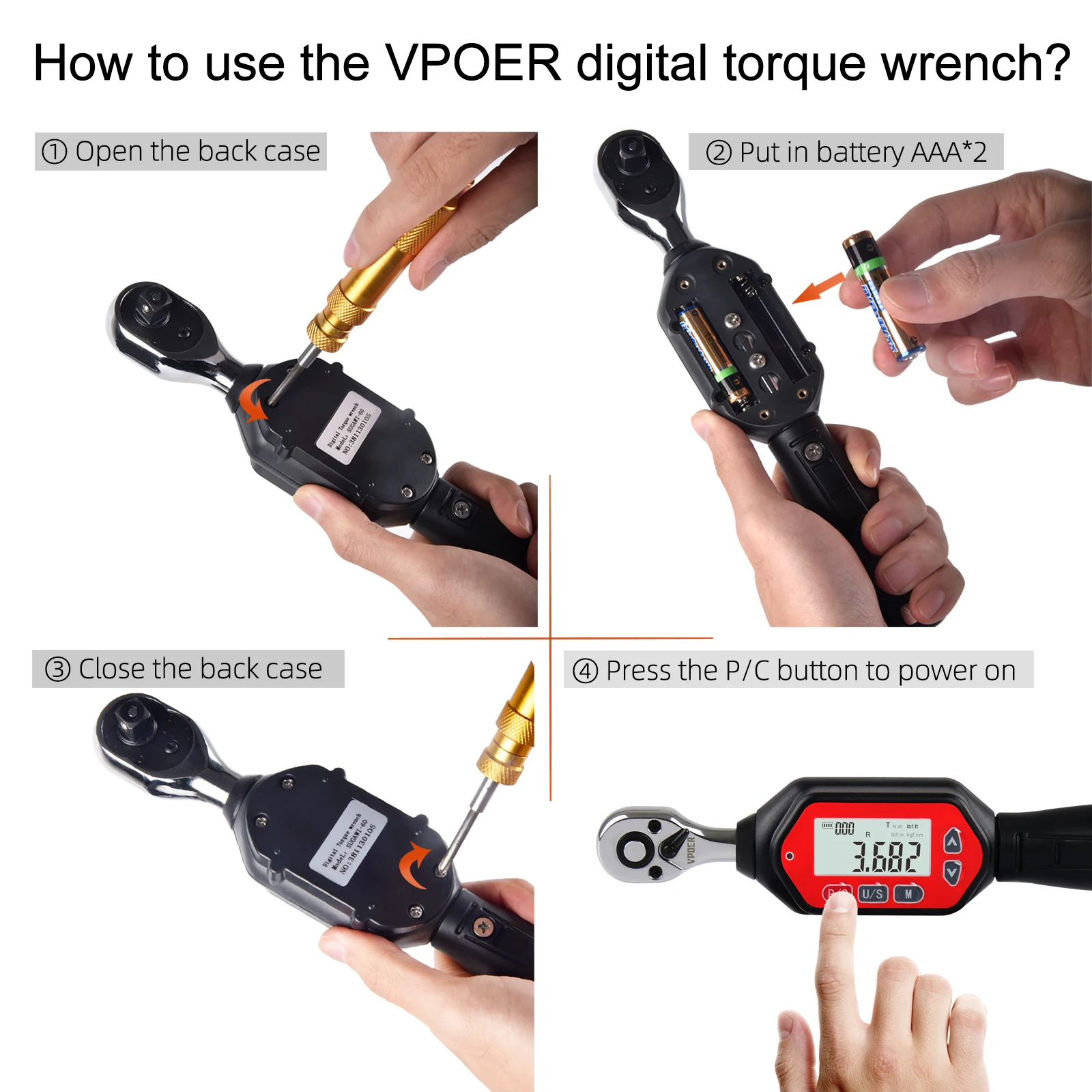 Torque Wrench Digital Ewk1 2 Drive Digital Torque Wrench 7 4 147 6 ...