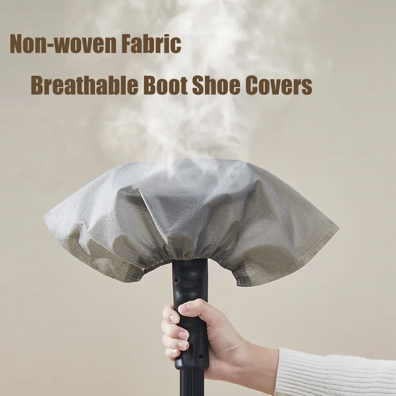 Disposable Boot Shoe Covers 100 Count Non-Slip Stretchy Foot Booties Shoe Coverings For Workplace Indoor Carpet Floor Protection