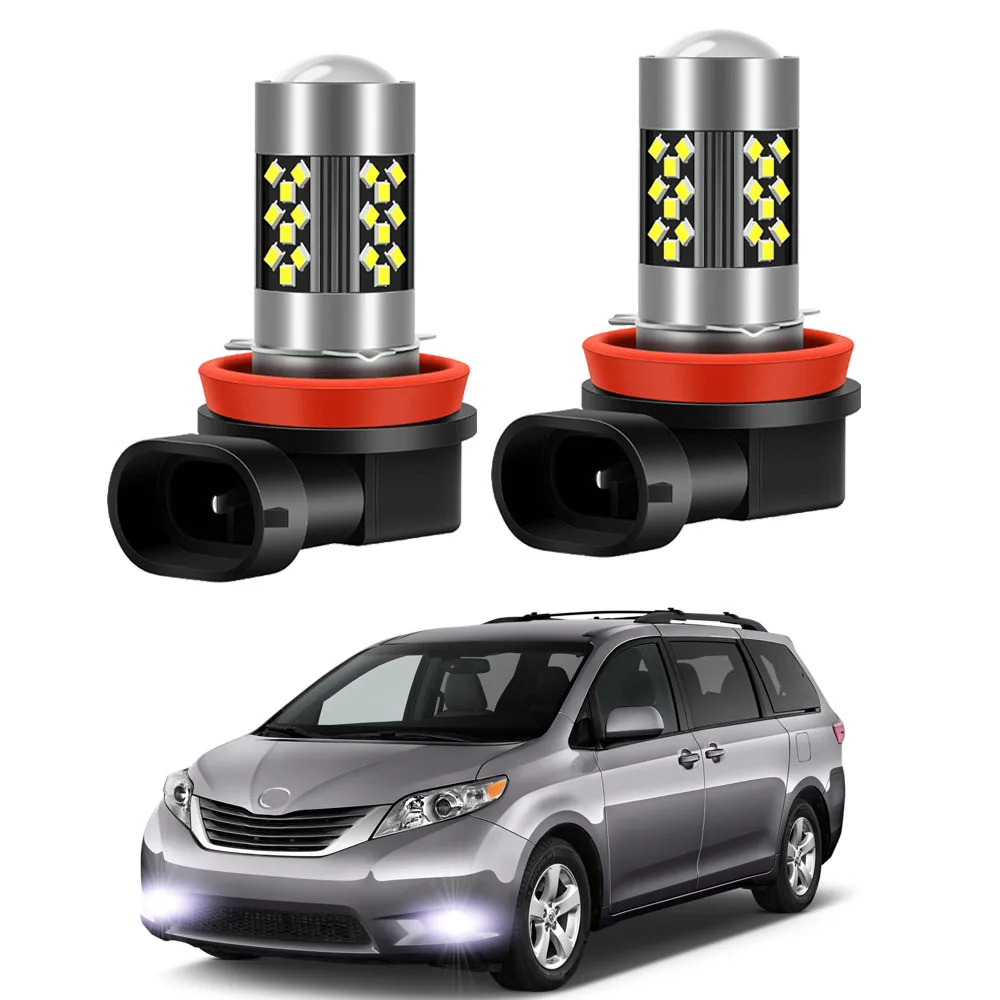 

2Pcs LED Front Fog Lamp Bulbs For Toyota Sienna 2011-2020 Front Fog Light Bulb