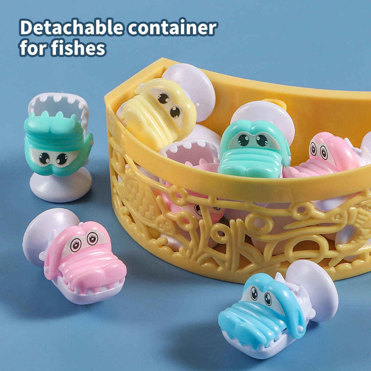 Large Electric Fishing Disk USB Rechargeable suit Crocodile Fishing Puzzle Intelligence Development Early Education Toy