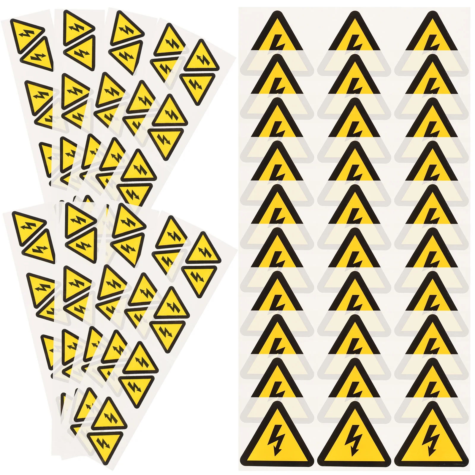 

Tofficu Yellow Stickers High Voltage Electrical Shock Hazard Vinyl Sticker Electric Shock Disconnect Power Before