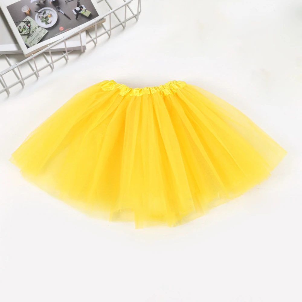 Tutu Princess Dress Mesh 2-8 Year Old Children's Halfbody Halloween Ballet Dance Performance Short Skirt Christmas Dress Girl For Ballet Dress