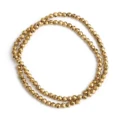 Faceted real gold