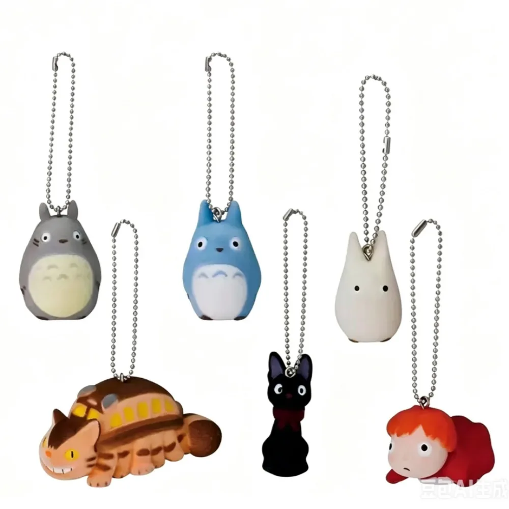 Charming Totoro PVC Pendant Figure - Desktop Ornament & Collectible Gift