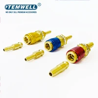 Water Cooled Gas Adapter Quick Connector Fitting For TIG Welding Torch or MIG Welding Torch Connector Soldering Supplies - Image 2