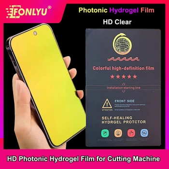 FONLYU Pellicola protettiva per schermo idrogel fotonico Micas per telefono cellulare Foglio autoriparante trasparente HD per macchina da taglio SS Y22