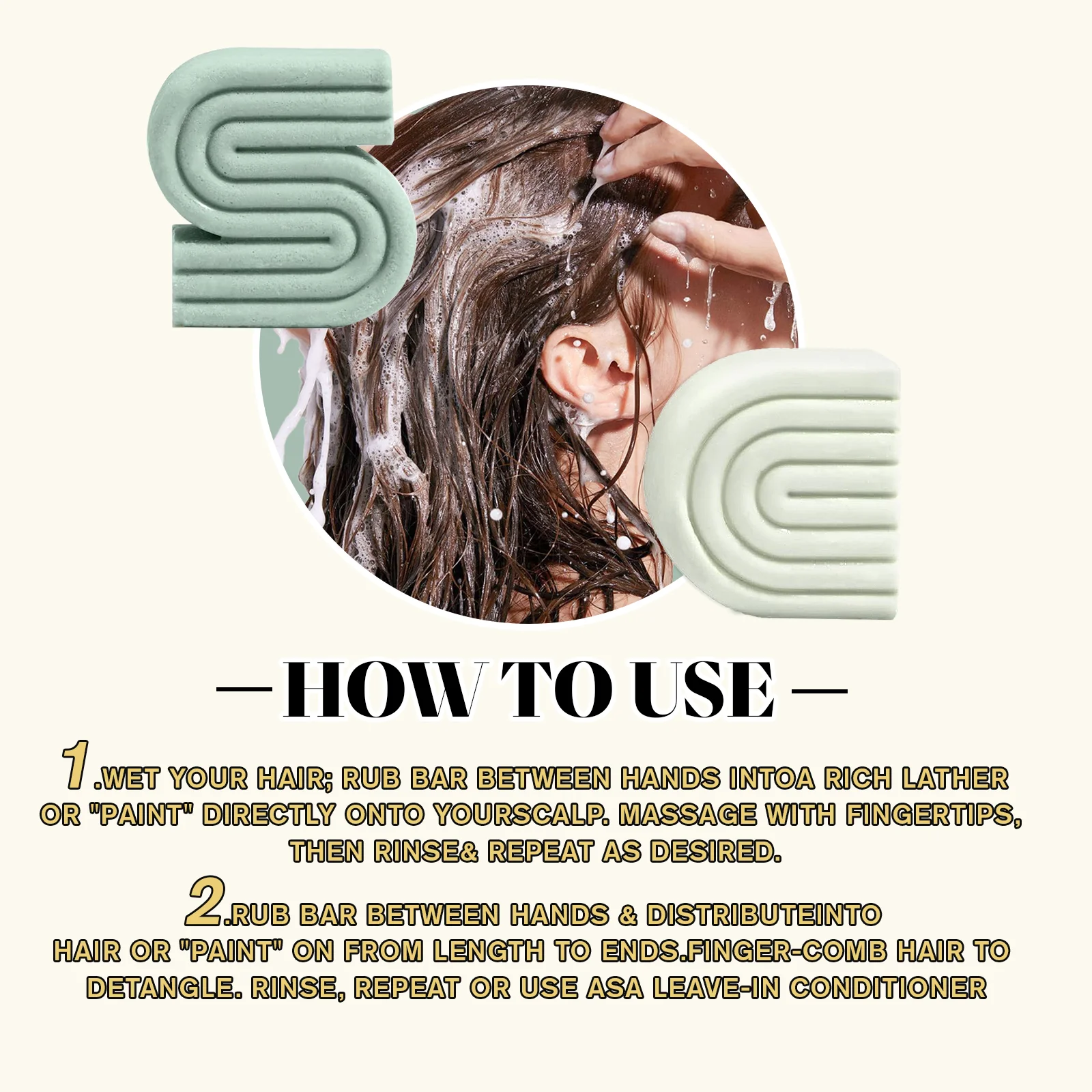 Rosemary & Biotin Solid Shampoo image 2