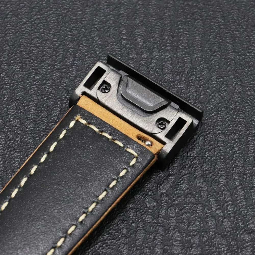 Genuine Leather QuickFit Watchband Strap - Premium 26mm/22mm