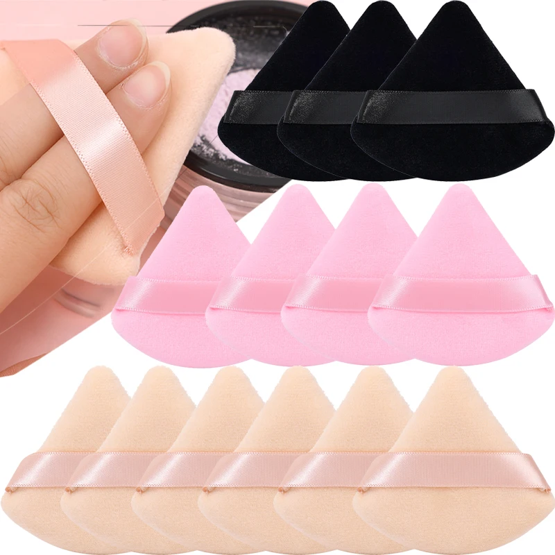 

1PC Makeup Tools Dry Use Sponge Puff Powderdry Powder Velvet Mini Portable Reusable Dry Wet Dual-use Soft Cotton Face Cosmetics