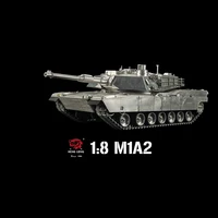 Heng Long Full Metal 1/8 USA M1A2 Abrams RC Tank 1239MM Remote Control 3918 RTR Tank Model Toys For Adults Gifts TH16994-SMT7 2